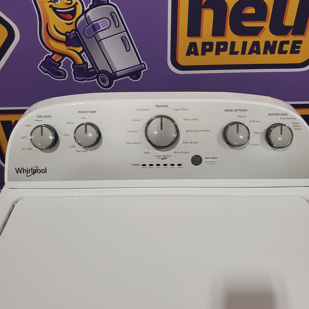 Pictures of Whirlpool 3.5 cu. ft. High Efficiency Top Load Washing Machine with Deep Water Wash 3SD721 - WTW4816FW - Open Box - Neu Appliance Outlet - Discount Appliance Outlet in Austin, Tx