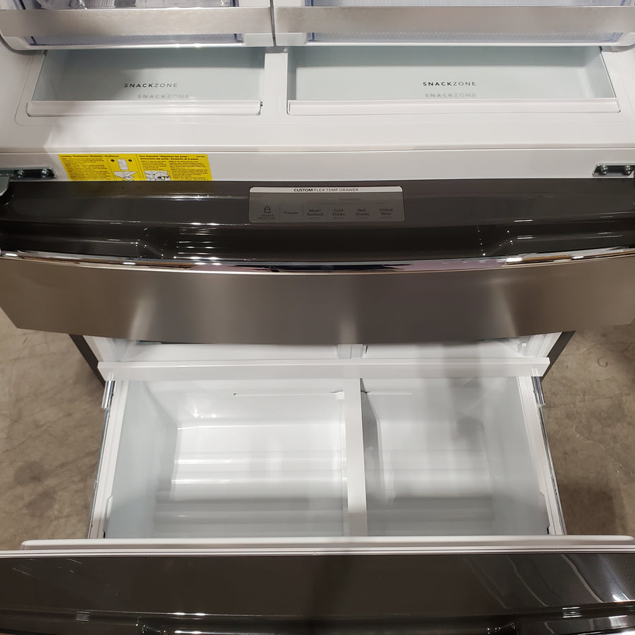 Frigidaire Gallery 22 Cu. Ft. 4-Door Counter-depth French Door Refrigerator with Ice Maker (Fingerprint Resistant Stainless Steel) ENERGY STAR 20232SD598 - GRMC2273CF - Scratch & Dent (Moderate)