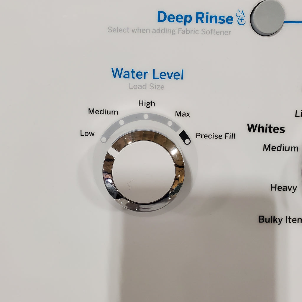 Pictures of GE White Top Load 4.0 Cu. Ft. Capacity Washer with Stainless Steel Wash Basket and Water Level Control GTW325ASWWW - Open Box - Neu Appliance Outlet - Discount Appliance Outlet in Austin, Tx