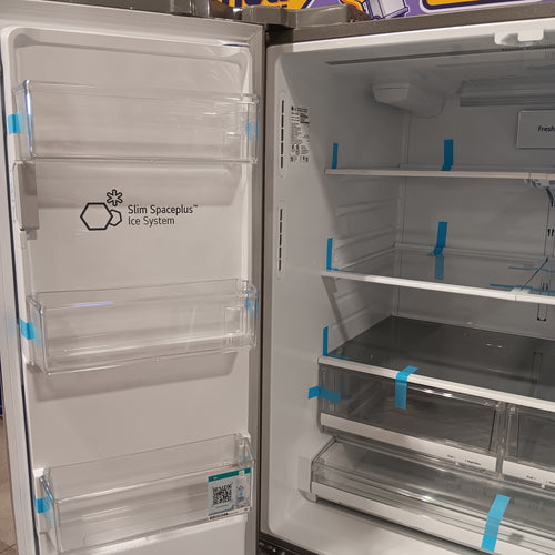 LG 28 cu. ft. Standard-Depth 4-Door French Door with Double Freezer and Ice & Water Dispenser 31132SD76 - LMXS28626S - Scratch & Dent (Minor)