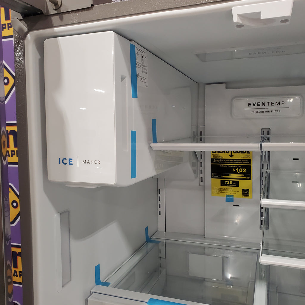 Frigidaire 27.8 cu. ft. 3 Door French Door Refrigerator with Exterior Water and Ice Dispenser 3SD962 - FRFS2823AS - Scratch & Dent (Minor)