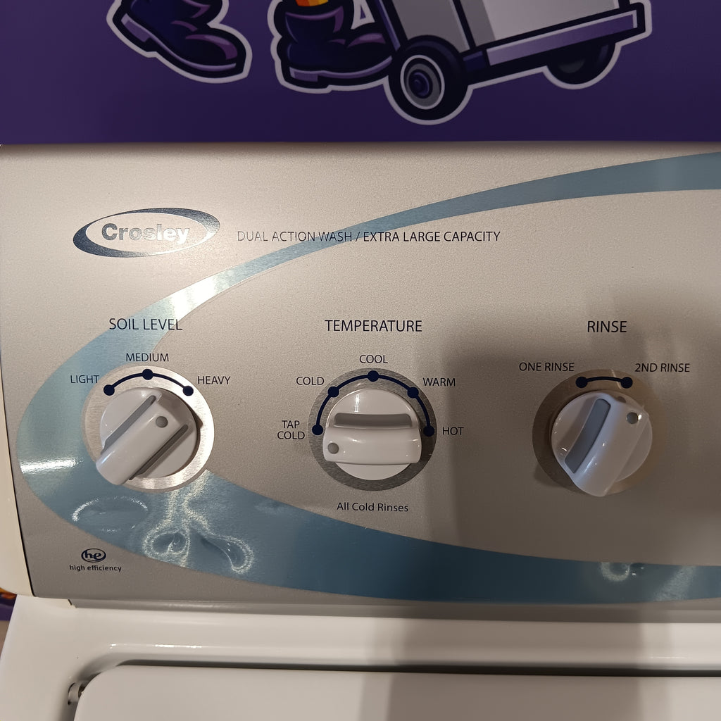 Pictures of Crosley White 3.5 Cu. Ft. Top Load 9 Cycle Washer with Late Lid Lock CAW9352EW1 - Certified Refurbished - Neu Appliance Outlet - Discount Appliance Outlet in Austin, Tx