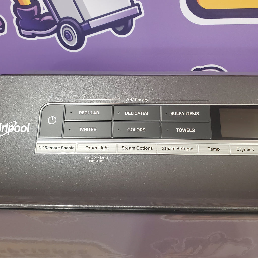 Whirlpool Top Load 5.2 Cu. Ft. Washer with Removable Agitator WTW8127LC - Scratch & Dent (Minor) and Whirlpool Electric 7.4 Cu. Ft. Dryer with Moisture Sensor 16060 - WED8127LC - Scratch and Dent (Minor)