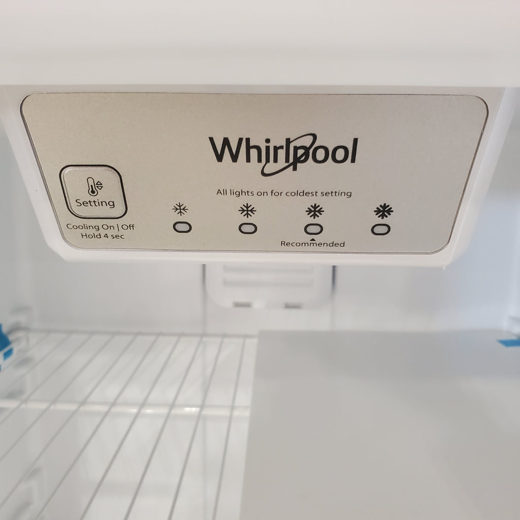 Pictures of Whirlpool 30-inch 18 Cu. Ft. Wide Top Freezer Refrigerator in Black WRT108FFDB - Open Box - Neu Appliance Outlet - Discount Appliance Outlet in Austin, Tx