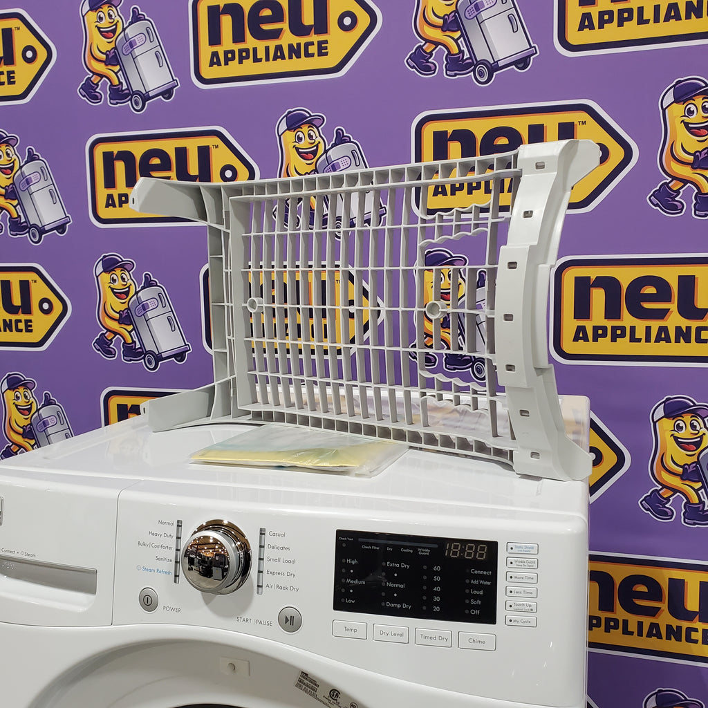 Kenmore 27-Inch 7.4 Cu Ft Electric Dryer Machine with Steam in White 6SD149 - 796.81382410 - Scratch & Dent (Minor)