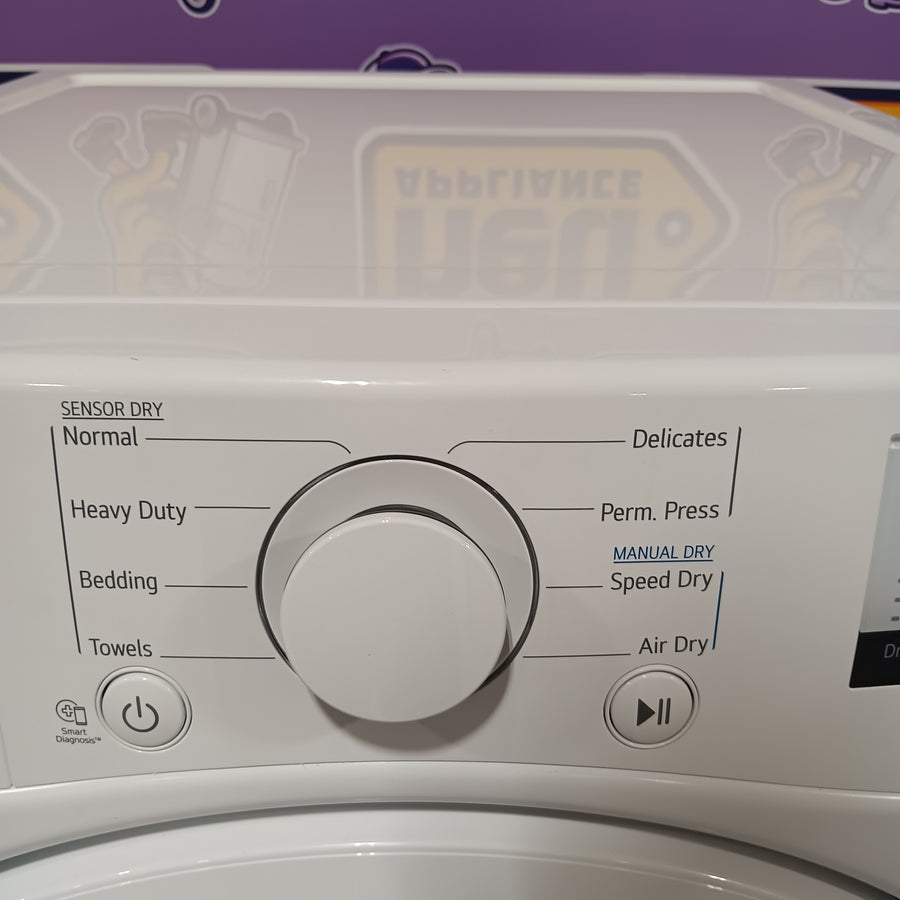 LG TurboWash 4.3 Cu. Ft. 12-Cycle High-Efficiency Steam Front-Loading Washer WM3570HWA - Scratch & Dent (Moderate) and LG 7.4 cu. ft. ENERGY STAR Electric Vented Dryer with Sensor Dry and SmartThinQ Technology 15036 - DLE3400W - Scratch & Dent (Minor)