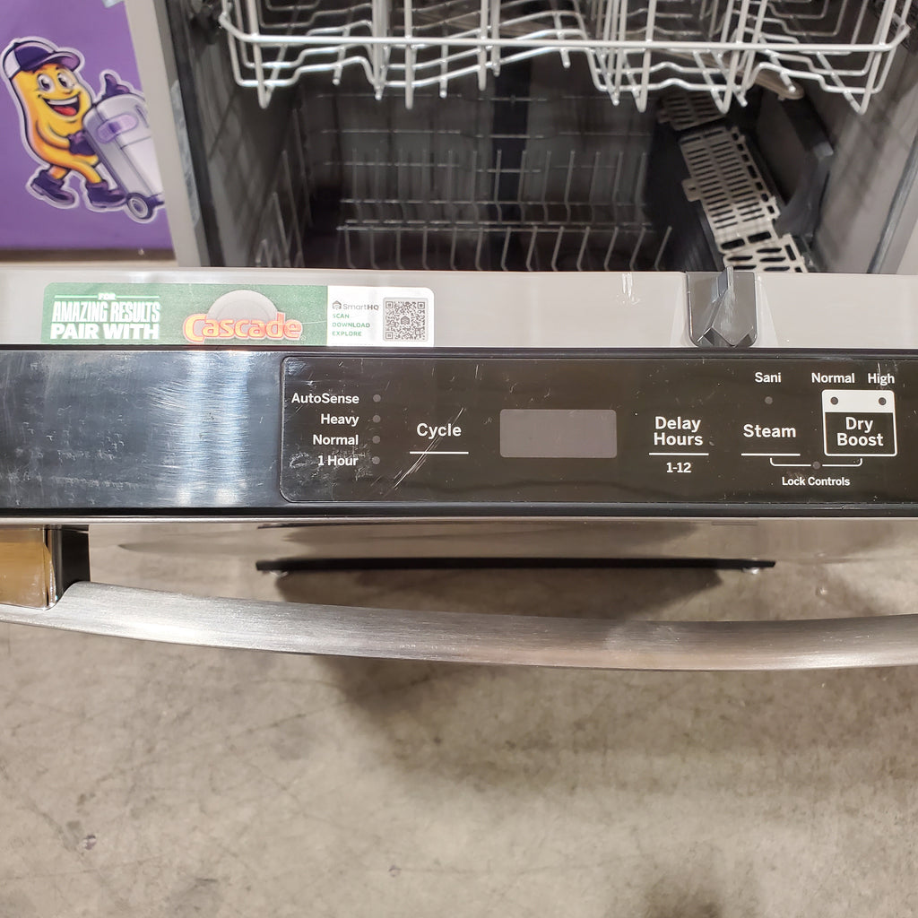 Pictures of GE Top Control Built-In Plastic Tub Dishwasher with Sanitize Cycle and 52 dBA in Stainless Steel 25137SD719 - GDT550PYRFS - Scratch & Dent (Major) - Neu Appliance Outlet - Discount Appliance Outlet in Austin, Tx