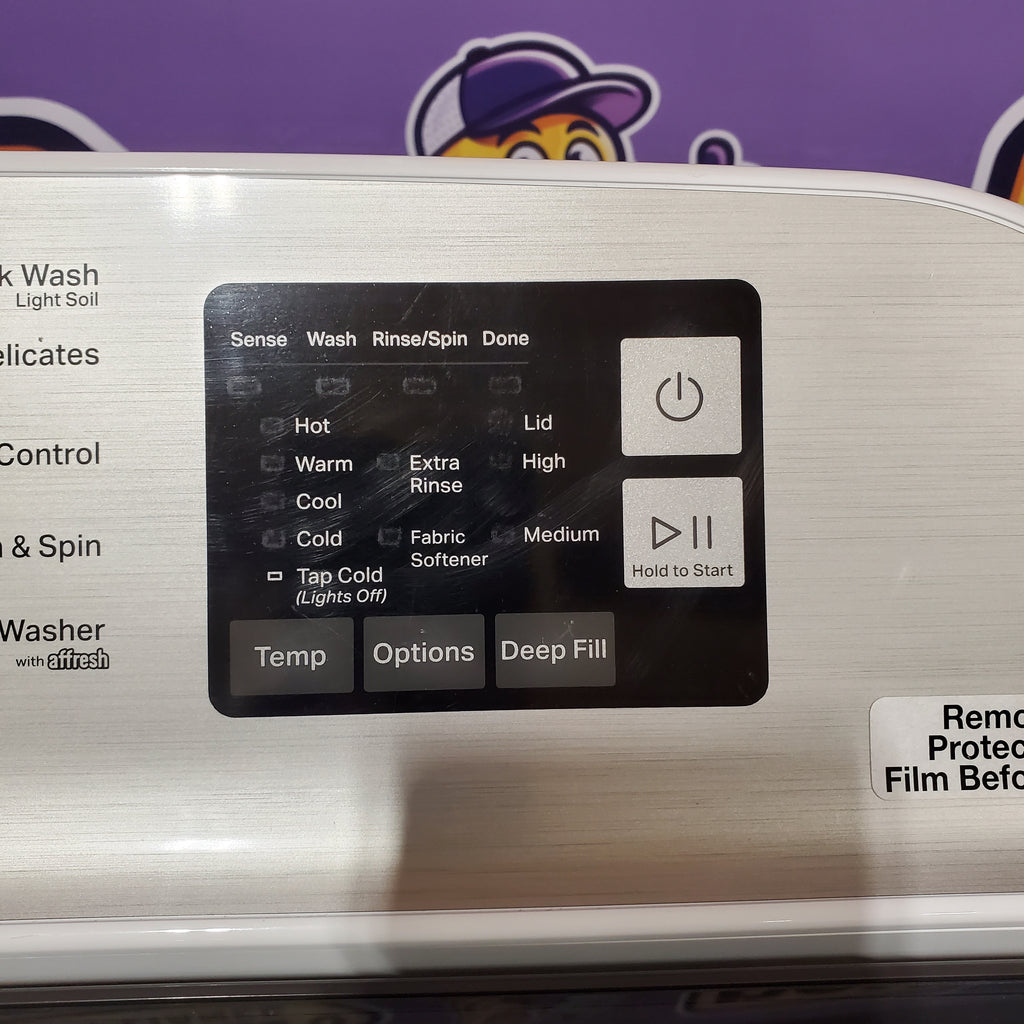 Pictures of Maytag Top Load 4.8 cu ft Washer with Deep Fill and Slow-Close Glass Lid MVW6200KW - Scratch & Dent (Minor) and Maytag 7.0 cu. ft Top Load Gas Dryer with Moisture Sensing 16171 - MGD6200KW - Scratch and Dent (Minor) - Neu Appliance Outlet - Discount Appliance Outlet in Austin, Tx