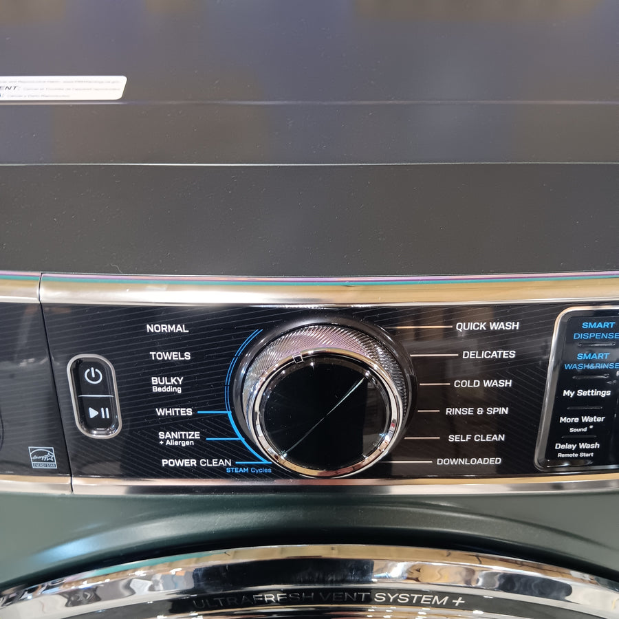 GE Profile™ 5.5 cu. ft. Capacity Smart Front Load ENERGY STAR® Steam Washer PFW955SPWGN - New Box and GE Profile 7.8-cu ft Stackable Vented Gas Dryer with Steam Cycle in Carbon Graphite 16204 - PFD95GSPWDS - Scratch & Dent (Minor)