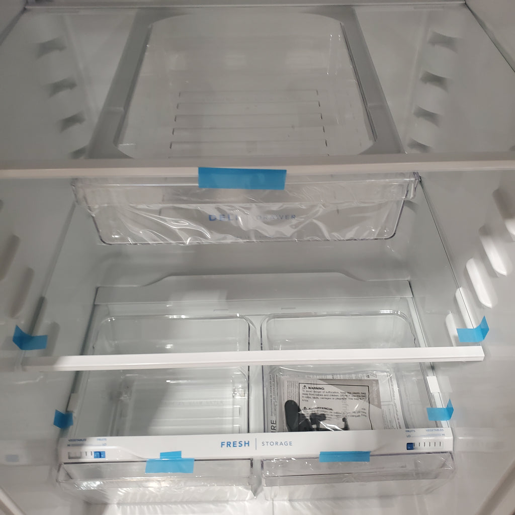 Pictures of Frigidaire 18 Cu. Ft. Garage Ready Top Freezer Refrigerator in Stainless Steel 20SD151 - FFHI1835VS - Scratch & Dent (Major) - Neu Appliance Outlet - Discount Appliance Outlet in Austin, Tx