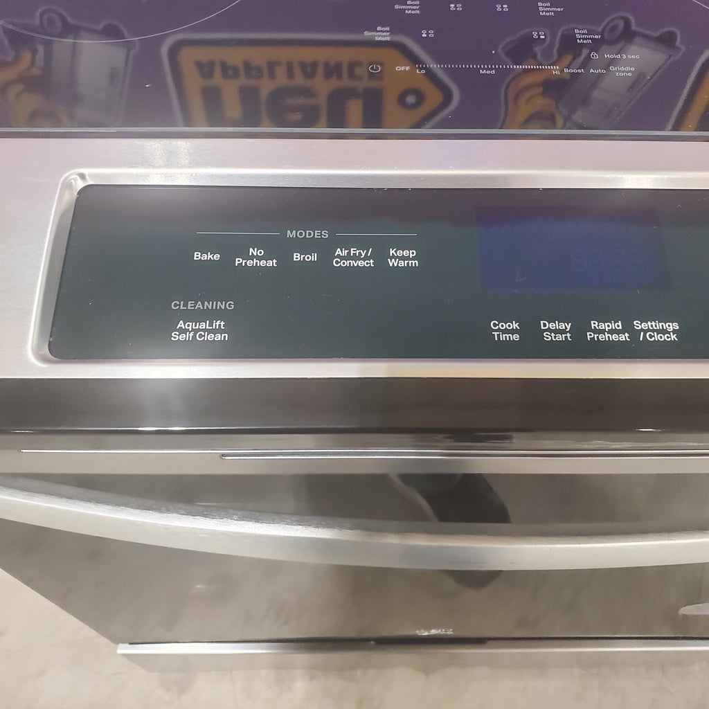 Pictures of Whirlpool Fingerprint Stainless Steel 30 In. Induction Range with No Preheat Air Fry and Air Cooking Technology WSIS5030RZ - Scratch and Dent (Minor) - Neu Appliance Outlet - Discount Appliance Outlet in Austin, Tx