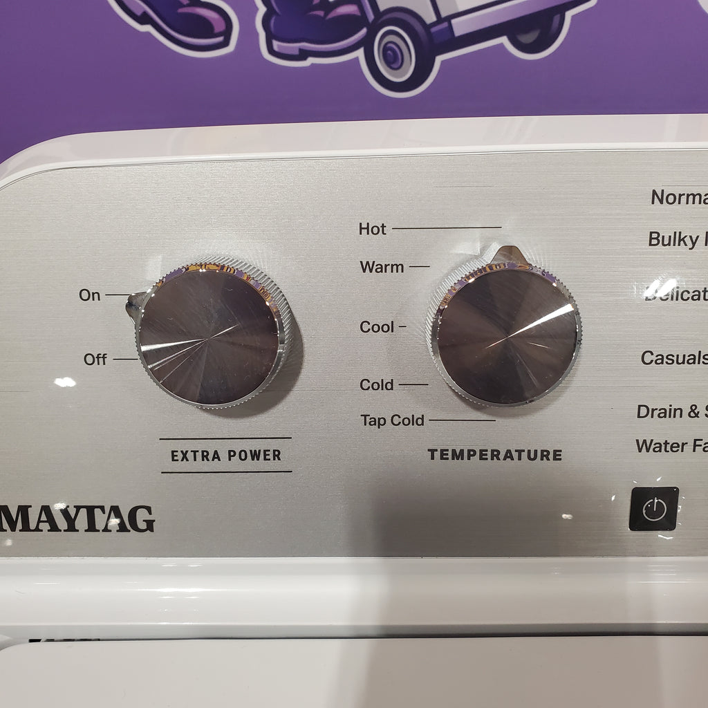Maytag Top Load 4.8 cu ft Power Impeller Washer with Extra Power Option and Deep Fill 7SD696 - MVW5430MW - Scratch & Dent (Moderate)