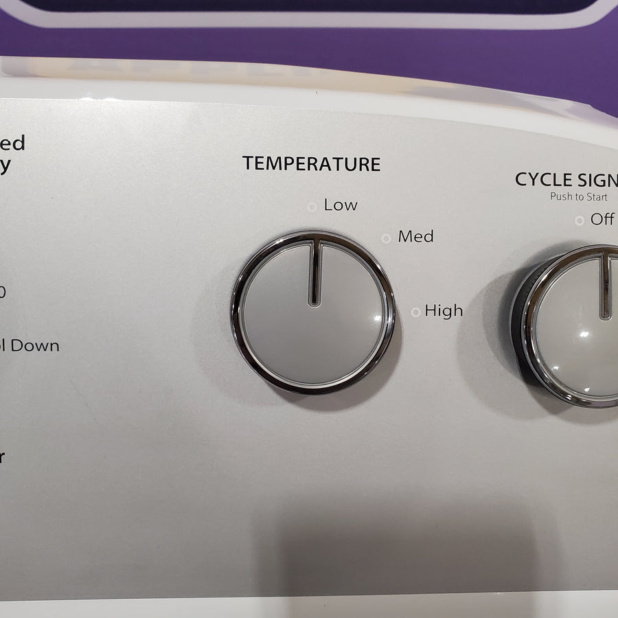Whirlpool 3.8–3.9 Cu. Ft. Top Load Washer with 2 in 1 Removable Agitator and Soil Level Selection WTW4957PW - Scratch & Dent (Minor) and Whirlpool White Electric 7.0 Cu. Ft. Dryer with Auto Dry 16186 - WED4950HW - Scratch & Dent (Minor)