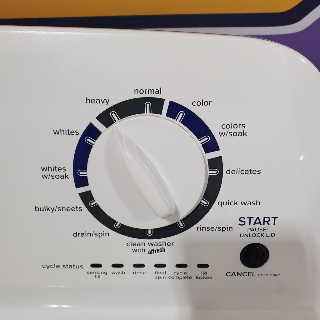 Amana Top Load 3.8 Cu. Ft. Washer with High Efficiency Agitator in White 22SD039 - NTW4519JW - Open Box