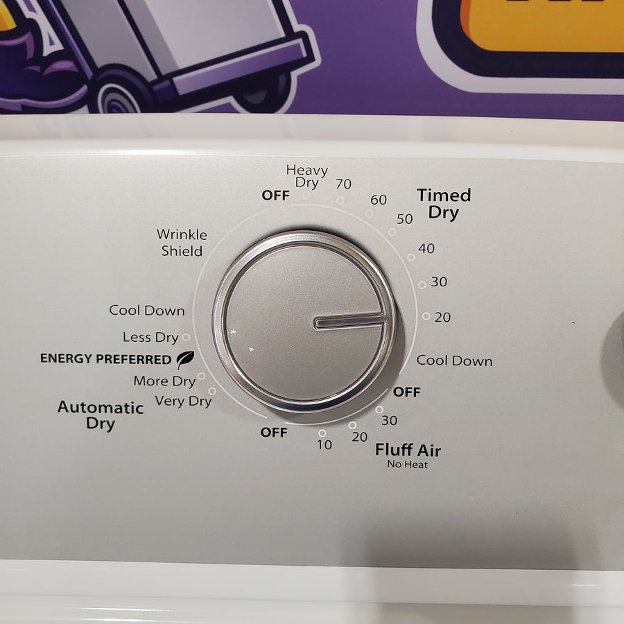 Whirlpool White Gas 7.0 Cu. Ft. Vented Dryer with Wrinkle Shield Option and AutoDry Drying System WGD4815EW - Open Box