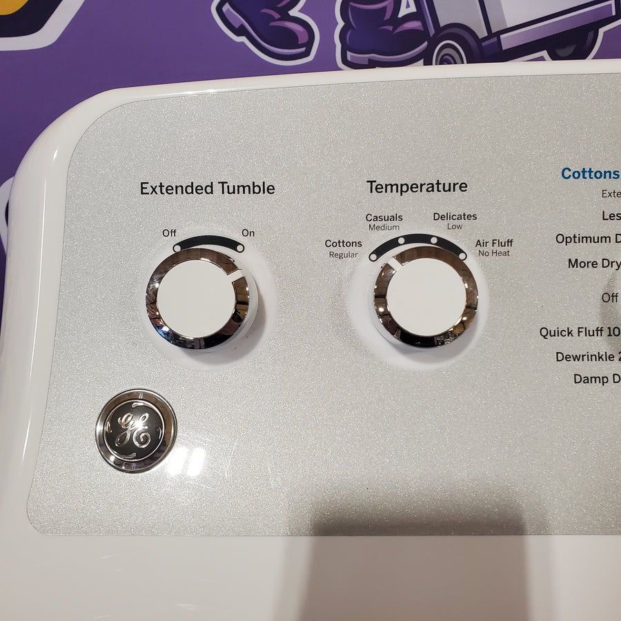 GE 4.5 cu. ft. Capacity Washer with Stainless Steel Basket in White GTW465ASNWW - Certified Refurbished and GE White Electric 7.2 Cu. Ft. Dryer with Aluminized Alloy Drum 16260 - GTD45EASJWS - Certified Refurbished