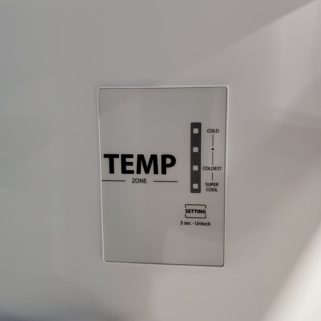 Pictures of Vissani 18.1 cu. ft. Top Freezer Refrigerator in Fingerprint Resistant Stainless Steel Look, Garage Ready 251312SD972 - MDTF18SSR5 - Scratch & Dent (Moderate) - Neu Appliance Outlet - Discount Appliance Outlet in Austin, Tx