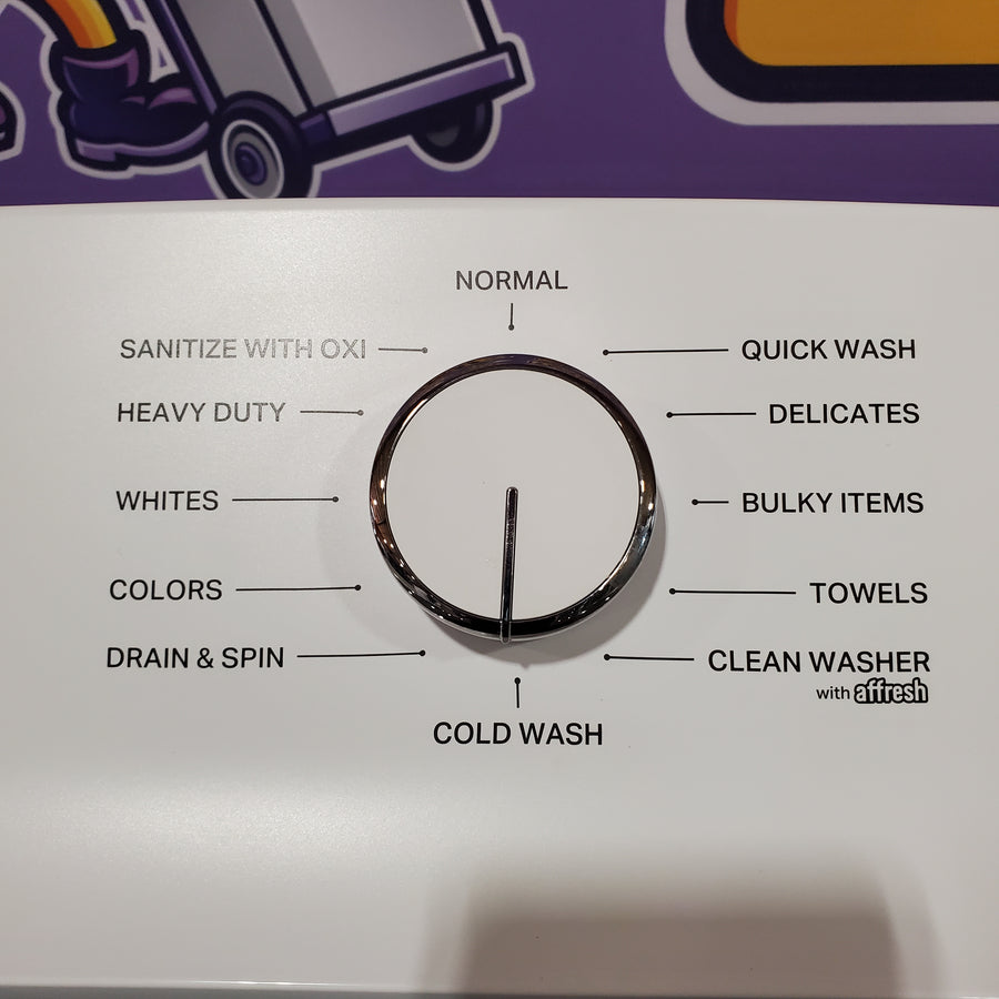 Whirlpool® 4.2-4.3 Cu. Ft. Top Load Washer with 2-in-1 Removable Agitator and Soft Close Glass Lid 22221434 - WTW4307SW - Scratch & Dent (Minor)