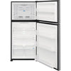 Pictures of Frigidaire Top Freezer 20 Cu. Ft. Refrigerator with EvenTemp Cooling System in Stainless Steel LFTR2045VF - Scratch and Dent (Minor) - Neu Appliance Outlet - Discount Appliance Outlet in Austin, Tx