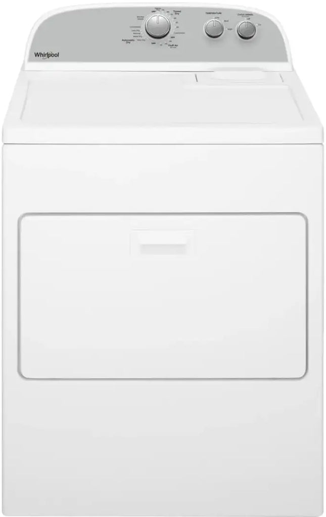 Pictures of Whirlpool 3.5 cu. ft. High Efficiency Top Load Washing Machine with Deep Water Wash WTW4816FW - Open Box and Whirlpool 7.0 cu. ft. Top Load Gas Dryer with AutoDry™ Drying System with Wrinkle Shield™ Option 16033 - WGD4950HW- Scratch & Dent (Minor) - Neu Appliance Outlet - Discount Appliance Outlet in Austin, Tx