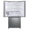 Pictures of Samsung 25 cu. ft. 33" Wide Standard Depth 3-Door French Door Smart Refrigerator in Stainless Steel with Beverage Center and Dual Ice 4SD416 - RF25C5551SR - Scratch & Dent (Minor) - Neu Appliance Outlet - Discount Appliance Outlet in Austin, Tx