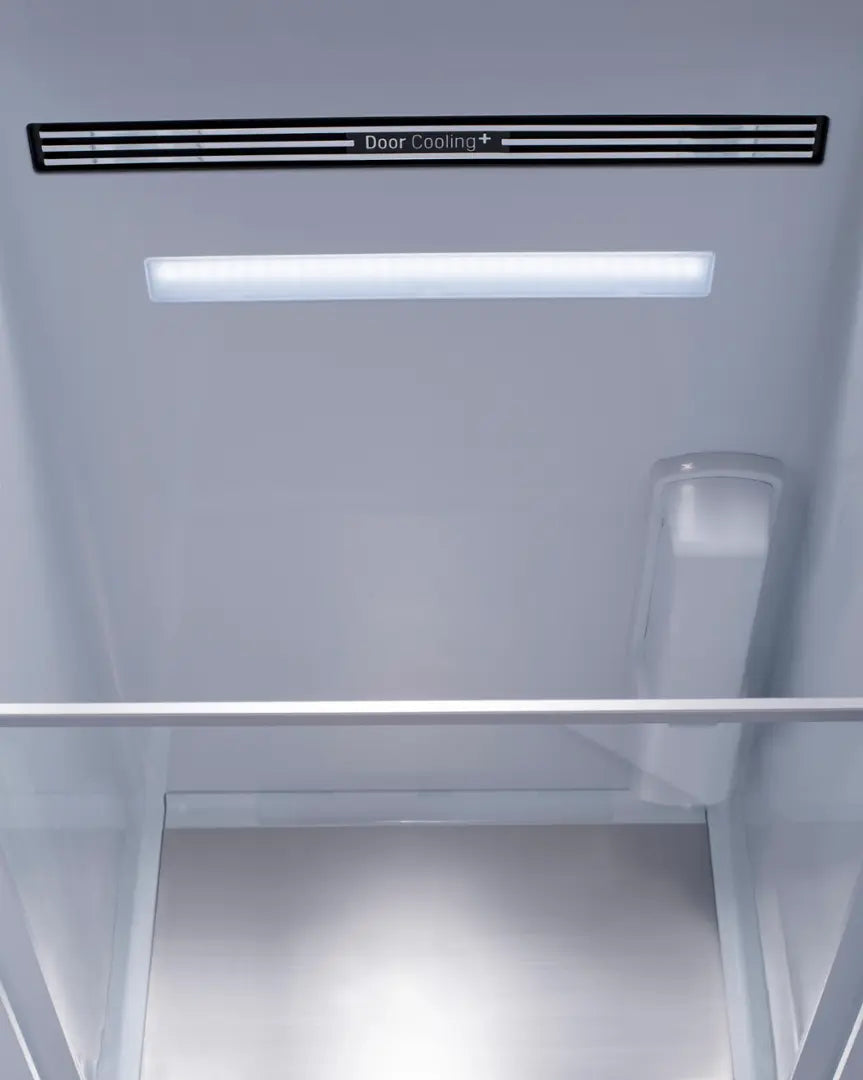 LG ENERGY STAR 27 cu. ft. Side by Side Refrigerator with Edge-to-Edge InstaView in Print Proof Stainless Steel - 22136SD337 - LRSOS2706S - Scratch & Dent (Moderate)