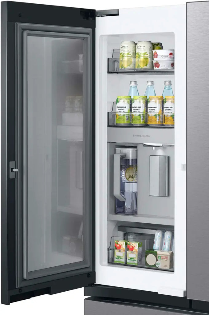 Pictures of Samsung Bespoke 3-Door French Door Refrigerator (30 cu. ft.) with Beverage Center™ in Stainless Steel with Auto Fill Water Pitcher 4SD411 - RF30BB6600QL - Scratch & Dent (Minor) - Neu Appliance Outlet - Discount Appliance Outlet in Austin, Tx