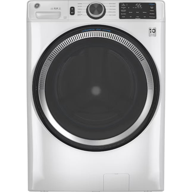 GE ENERGY STAR 4.8 cu. ft. Capacity Smart Front Load Washer with UltraFresh Vent System with OdorBlock 05CR75 - GFW550SSNWW - Scratch & Dent (Minor)