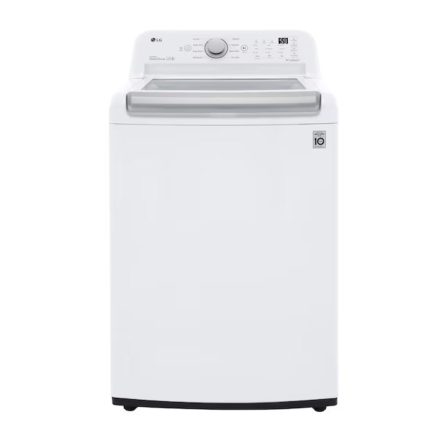 LG White Top Load 5.0 Cu. Ft. Mega Capacity Washer with TurboDrum Technology 3511217 - WT7150CW - Certified Refurbished