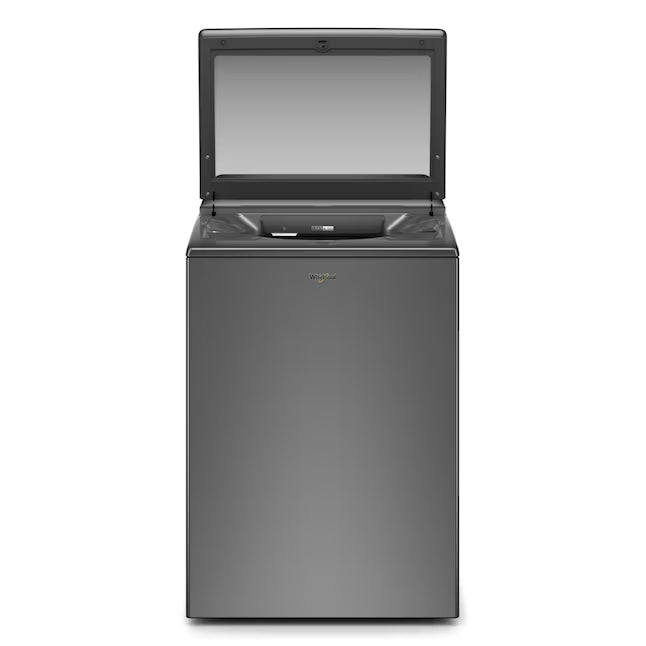 Whirlpool Chrome Shadow 5.2 - 5.3 cu. ft. ENERGY STAR Top Load Washer with 2 in 1 Removable Agitator and Load & Go™ Dispenser 22521691 - WTW8127LC - Open Box