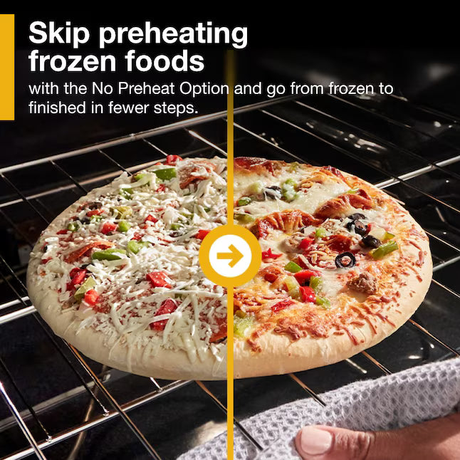 Whirlpool Electric Range with Steam Clean and No Preheat Mode in Fingerprint Resistant Stainless Steel 22133SD174 - WFES3330RZ - Scratch & Dent (Minor)