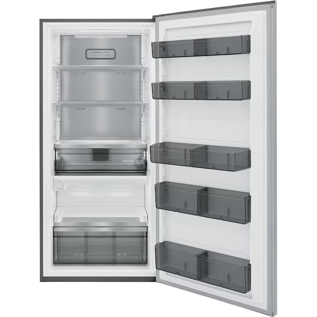 Frigidaire Professional 19 Cu. Ft. Single-Door Refrigerator in Stainless Steel FPRU19F8WF - Scratch & Dent (Minor) and Frigidaire Professional 19 Cu. Ft. Single-Door Freezer FPFU19F8WF - Scratch & Dent (Moderate)