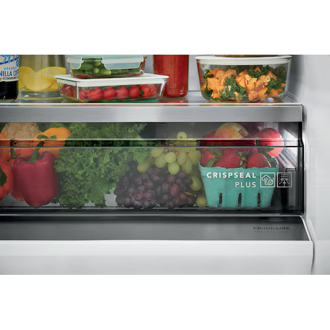 Frigidaire Professional 19 Cu. Ft. Single-Door Refrigerator in Stainless Steel FPRU19F8WF - Scratch & Dent (Minor) and Frigidaire Professional 19 Cu. Ft. Single-Door Freezer FPFU19F8WF - Scratch & Dent (Moderate)