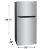 Pictures of Frigidaire Top Freezer 20 Cu. Ft. Refrigerator with EvenTemp Cooling System in Stainless Steel LFTR2045VF - Scratch and Dent (Minor) - Neu Appliance Outlet - Discount Appliance Outlet in Austin, Tx