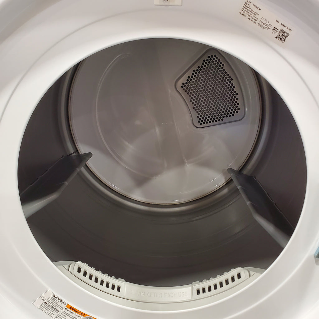 Pictures of LG 7.4 cu. ft. Ultra Large Capacity Front Load Gas Dryer in White 6SD100 - DLG3401W - Open Box - Neu Appliance Outlet - Discount Appliance Outlet in Austin, Tx