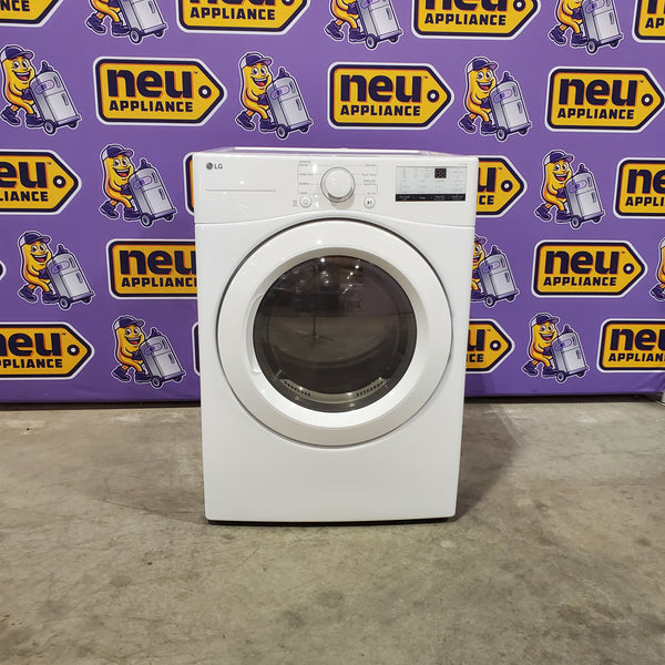 LG 7.4 cu. ft. Ultra Large Capacity Front Load Gas Dryer in White 6SD100 - DLG3401W - Open Box