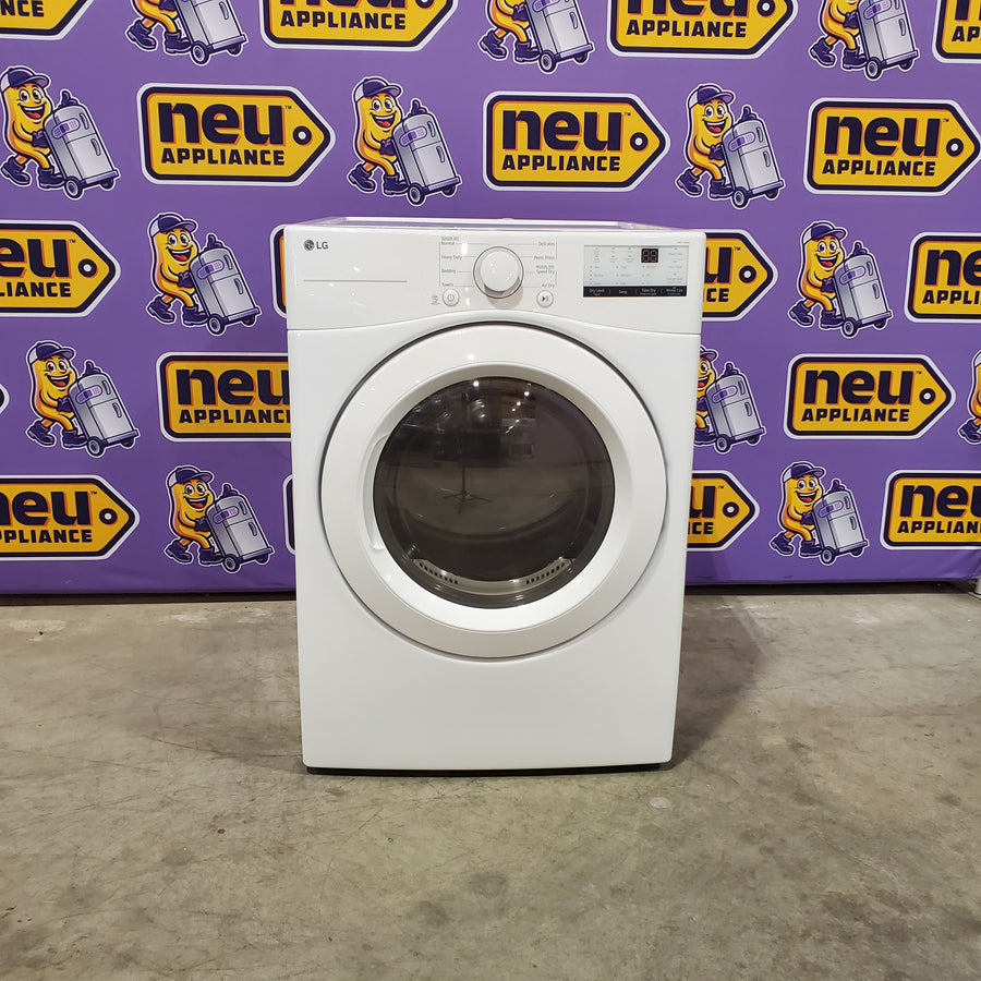 LG 7.4 cu. ft. Ultra Large Capacity Front Load Gas Dryer in White 6SD100 - DLG3401W - Open Box