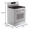 Pictures of GE® Free-Standing Gas Convection Range with No Preheat Air Fry and EasyWash™ Oven Tray GGF600AVWW - New in Box - Neu Appliance Outlet - Discount Appliance Outlet in Austin, Tx