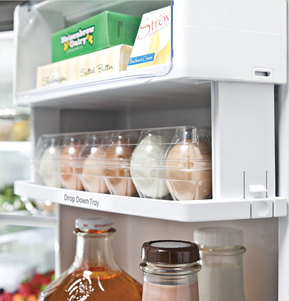 Pictures of GE Profile™ ENERGY STAR® 22.1 Cu. Ft. Counter-Depth Fingerprint Resistant Stainless French-Door Refrigerator with Hands-Free AutoFill 0512189 - PYE22KYNFS - Certified Refurbished - Neu Appliance Outlet - Discount Appliance Outlet in Austin, Tx