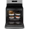 Pictures of GE Stainless Steel Free-Standing Electric Range with Crisp Mode 17SD30 - GRF500PVSS - Open Box - Neu Appliance Outlet - Discount Appliance Outlet in Austin, Tx