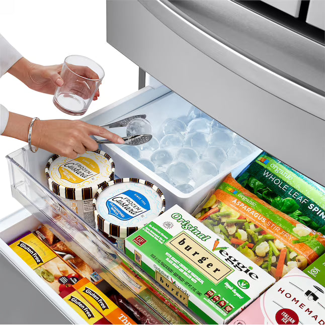 LG 30 cu. ft. Smart InstaView® Door-in-Door® Refrigerator with Craft Ice™ LRMVS3006S - Scratch & Dent (Minor)