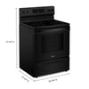 Whirlpool 30-inch Electric Range with Steam Clean WFES3330RB - Scratch & Dent (MInor)
