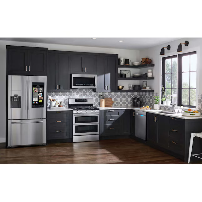 Samsung French Door with Family Hub, 24.2 cu. ft in Stainless Steel RF265BEAESR - Scratch & Dent (Major)