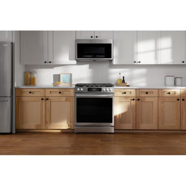 Frigidaire Gallery 1.9-cu ft Air Fry Over-the-Range Convection Microwave with Sensor Cooking in Fingerprint Resistant Stainless Steel GMOS1968AF - New in Box