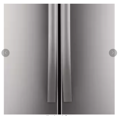 Vissani 30 in. 18.4 cu. ft. Standard-Depth French Door Bottom Freezer Refrigerator in Fingerprint Resistant Stainless Steel LookMDFDBM18SS6 - Scratch & Dent (Moderate)