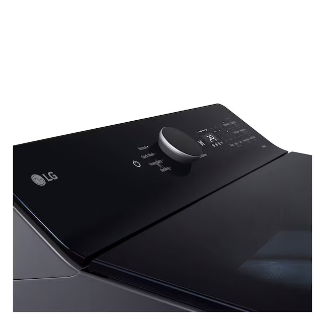 LG Impeller Extra Large 5.5-cu ft Top-Load Washer in Matte Black WT8400CB - Scratch & Dent (Minor)