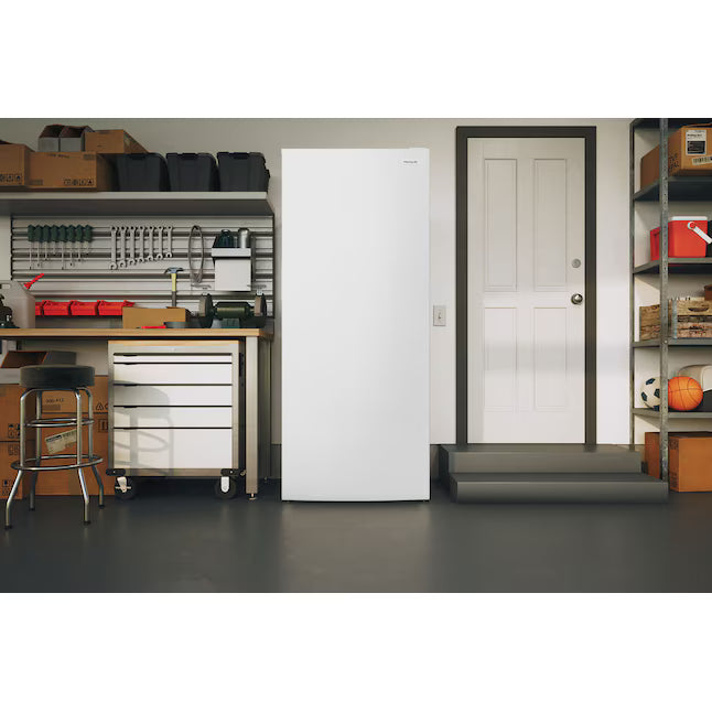 Frigidaire 13 cu. ft. Garage Ready Convertible Frost Free Upright Freezer in White FFUE1326AW - Scratch & Dent (Moderate)