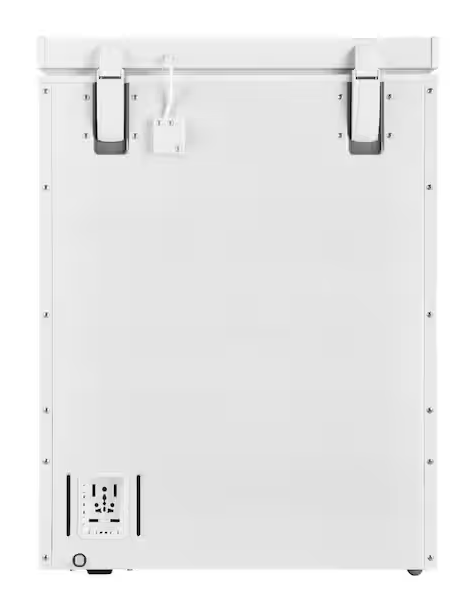 Vissani 5.0 cu. ft. Manual Defrost Chest Freezer with LED Light in White, Garage Ready 25139SD815 - HMCF5W5 - Scratch & Dent (Moderate)