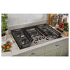 Pictures of GE® 30" Built-In Gas Cooktop with 5 Burners and Dishwasher Safe Grates GE9897 - JGP5030SLSS - New In Box - Neu Appliance Outlet - Discount Appliance Outlet in Austin, Tx