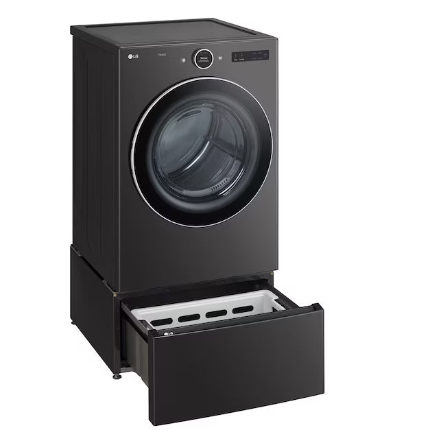 LG 4.5 cu. ft. Smart Front Load Washer with TurboWash® 360° and ezDispense® WM5700HVA - Scratch & Dent (Moderate) and 7.4 cu. ft. Ultra Large Capacity Smart Front Load Electric Dryer with Built-In Intelligence & TurboSteam® 16275 - DLEX6700B - Open Box